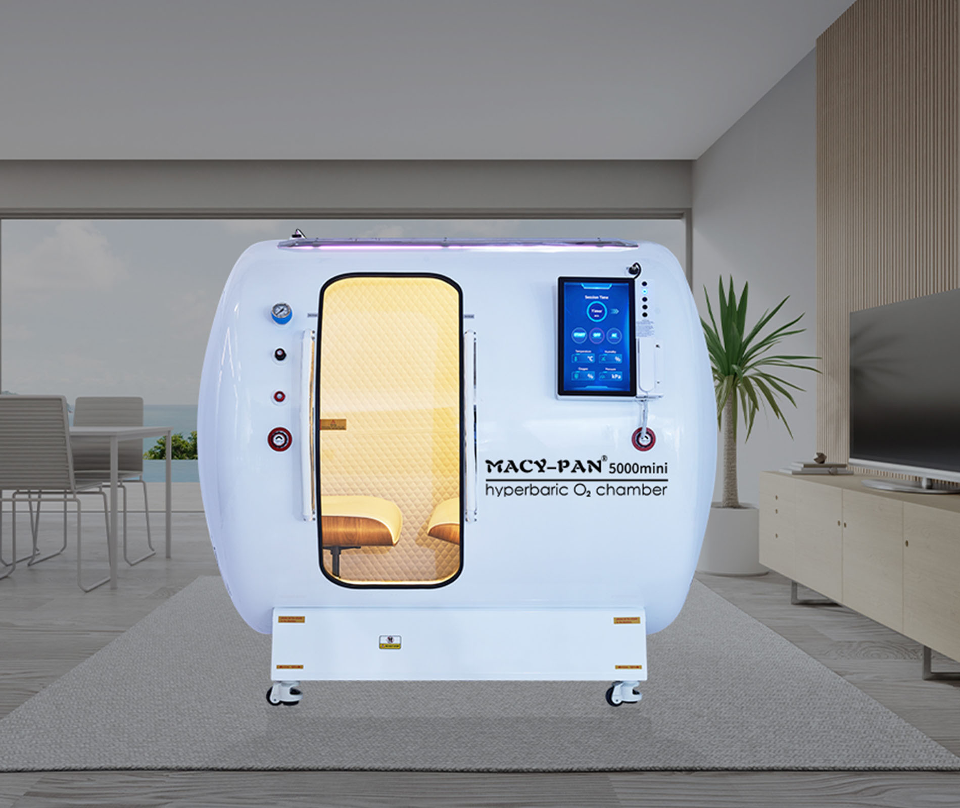 HE5000mini-1/2 person 2.0ATA Multiplace Hyperbaric Chamber